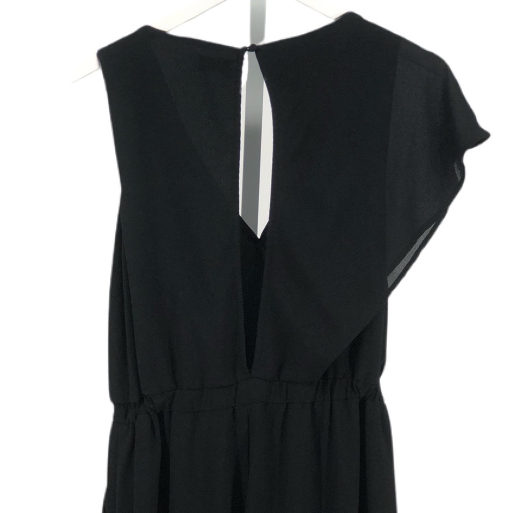 UO Sparkle & Fade Black One Shoulder Jumpsuit - Picture 3 of 6